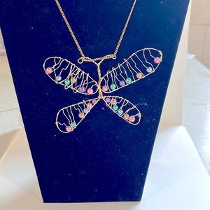 Handmade  butterfly pendant
